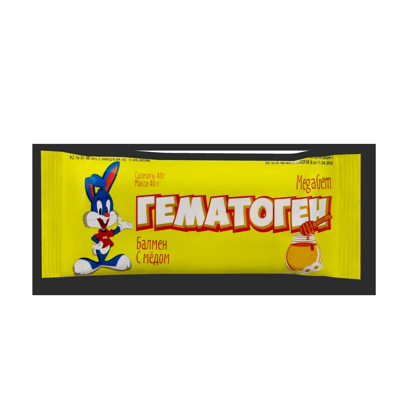 Гематоген с медом, БАД 40гр.